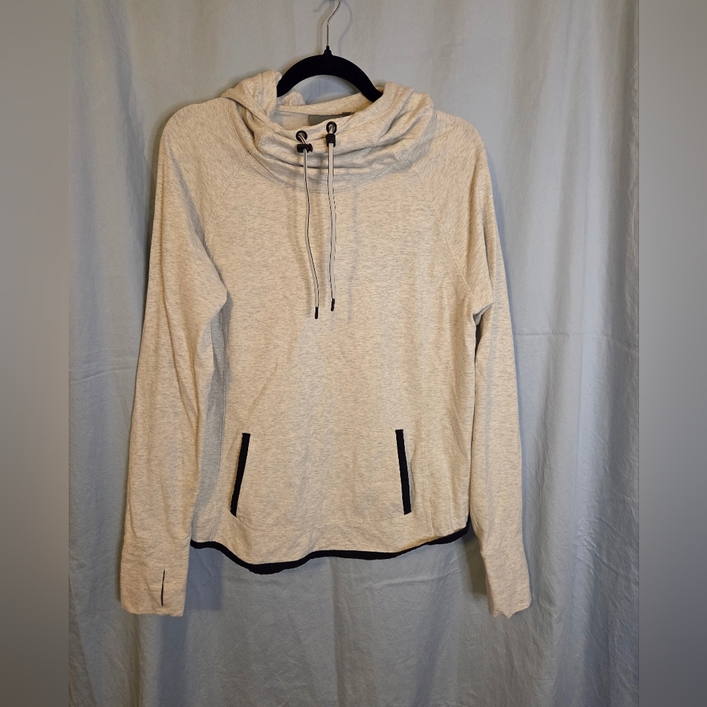 G315. Athleta Sentry Hoodie In Light Gray - Size L